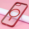 Acrylic Transparent Case with MagSafe for iPhone 16e - Red