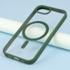 Acrylic Transparent Case with MagSafe for iPhone 16e - Green
