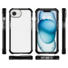 Transparent Protective Bumper Case for iPhone 16e - Black