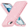 Crystal Glitter Fusion Case for iPhone 16e - Pink