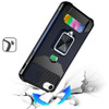 Military Grade All-In-One Ring Stand Card Case for iPhone 16e - Blue