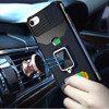 Military Grade All-In-One Ring Stand Card Case for iPhone 16e - Blue