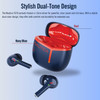 Nautica T670 True Wireless Bluetooth Stereo Earbuds with Charging Case - Navy Blue Red