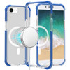 MagSafe Transparent Protective Bumper Case for iPhone 16e - Blue