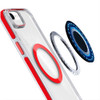Clarity Collection MagSafe Case with Camera Ring Stand for iPhone 16e - Red