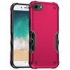 Military Grade Shockproof Hybrid Armor Case for iPhone 16e - Hot Pink