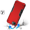 Military Grade Shockproof Hybrid Armor Case for iPhone 16e - Red