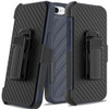 Military Grade Noble Hybrid Armor Case with Belt Clip Holster for iPhone 16e - Blue