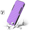 Military Grade Noble Hybrid Armor Case with Belt Clip Holster for iPhone 16e - Purple