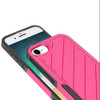 Military Grade Noble Hybrid Armor Case with Belt Clip Holster for iPhone 16e - Hot Pink