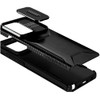 Combat Tough Series Hybrid Case with Camera Lens Cover for Motorola Moto G 2025 - Black