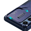 Combat Tough Series Hybrid Case with Camera Lens Cover for Motorola Moto G 2025 - Blue