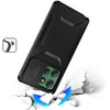 Combat Tough Series Hybrid Case with Camera Lens Cover for Motorola Moto G Power 2025 - Black