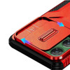 Combat Tough Series Hybrid Case with Camera Lens Cover for Motorola Moto G Power 2025 - Red