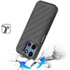 Military Grade Noble Hybrid Armor Case for Motorola Moto G 2025 - Black