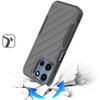 Military Grade Noble Hybrid Armor Case for Motorola Moto G 2025 - Grey