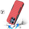 Military Grade Noble Hybrid Armor Case for Motorola Moto G 2025 - Red