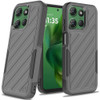 Military Grade Noble Hybrid Armor Case for Motorola Moto G Power 2025 - Grey