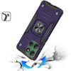 Military Grade Robust Series Dual Layer Hybrid Case with Ring Grip for Motorola Moto G Power 2025 - Purple