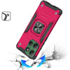 Military Grade Robust Series Dual Layer Hybrid Case with Ring Grip for Motorola Moto G Power 2025 - Hot Pink