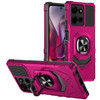 Military Grade Robotic Series Hybrid Case with Ring Grip for Motorola Moto G Power 2025 - Hot Pink