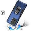 Military Grade Shockproof Hybrid Armor Case with Ring Grip for Motorola Moto G Power 2025 - Blue