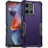 Military Grade Shockproof Hybrid Armor Case for Motorola Moto G 2025 - Purple
