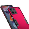 Military Grade Shockproof Hybrid Armor Case for Motorola Moto G 2025 - Hot Pink