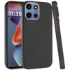 Soft Touch Dual-Layer Hybrid Case for Motorola Moto G 2025 - Black