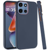 Soft Touch Dual-Layer Hybrid Case for Motorola Moto G 2025 - Blue