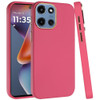 Soft Touch Dual-Layer Hybrid Case for Motorola Moto G 2025 - Hot Pink