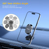 Foldable Magnetic Car Phone Mount - Black