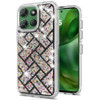 Diamond Encrusted Hybrid Case for Motorola Moto G Power 2025 - Woven Black