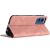 Leather Folio Wallet Case for Motorola Moto G 2025 - Pink