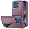 Military Grade Certified TUFF Hybrid Armor Case with Kickstand for Motorola Moto G 2025 - Burgundy