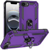Military Grade Hybrid Case with Ring Grip for iPhone 16e - Purple