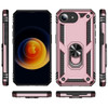 Military Grade Hybrid Case with Ring Grip for iPhone 16e - Rose Gold