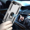 Military Grade Hybrid Case with Ring Grip for iPhone 16e - Silver