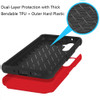 Shockproof Air Cushion Hybrid Case for Samsung Galaxy A36 5G - Red