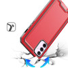 Military Grade TUFF Rank Hybrid Armor Case for Samsung Galaxy A36 5G - Red