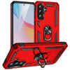 Military Grade Hybrid Case with Ring Grip for Samsung Galaxy A36 5G - Red
