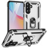 Military Grade Hybrid Case with Ring Grip for Samsung Galaxy A36 5G - Silver