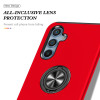 360 Rotating Ring Grip Hybrid Case for Samsung Galaxy A36 5G - Red