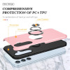 360 Rotating Ring Grip Hybrid Case for Samsung Galaxy A36 5G - Pink