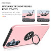 360 Rotating Ring Grip Hybrid Case for Samsung Galaxy A36 5G - Pink