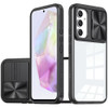 HD Transparent Case with Camera Privacy Cover for Samsung Galaxy A36 5G - Black