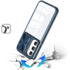 HD Transparent Case with Camera Privacy Cover for Samsung Galaxy A36 5G - Blue