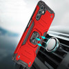 Military Grade Robust Series Dual Layer Hybrid Case with Ring Grip for Samsung Galaxy A36 5G - Red