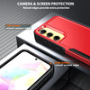 Military Grade TUFF Hybrid Armor Case for Samsung Galaxy A36 5G - Red