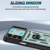 Military Grade Superior Series Hybrid Case with Ring Grip and Camera Lens Cover for Samsung Galaxy A36 5G - Green